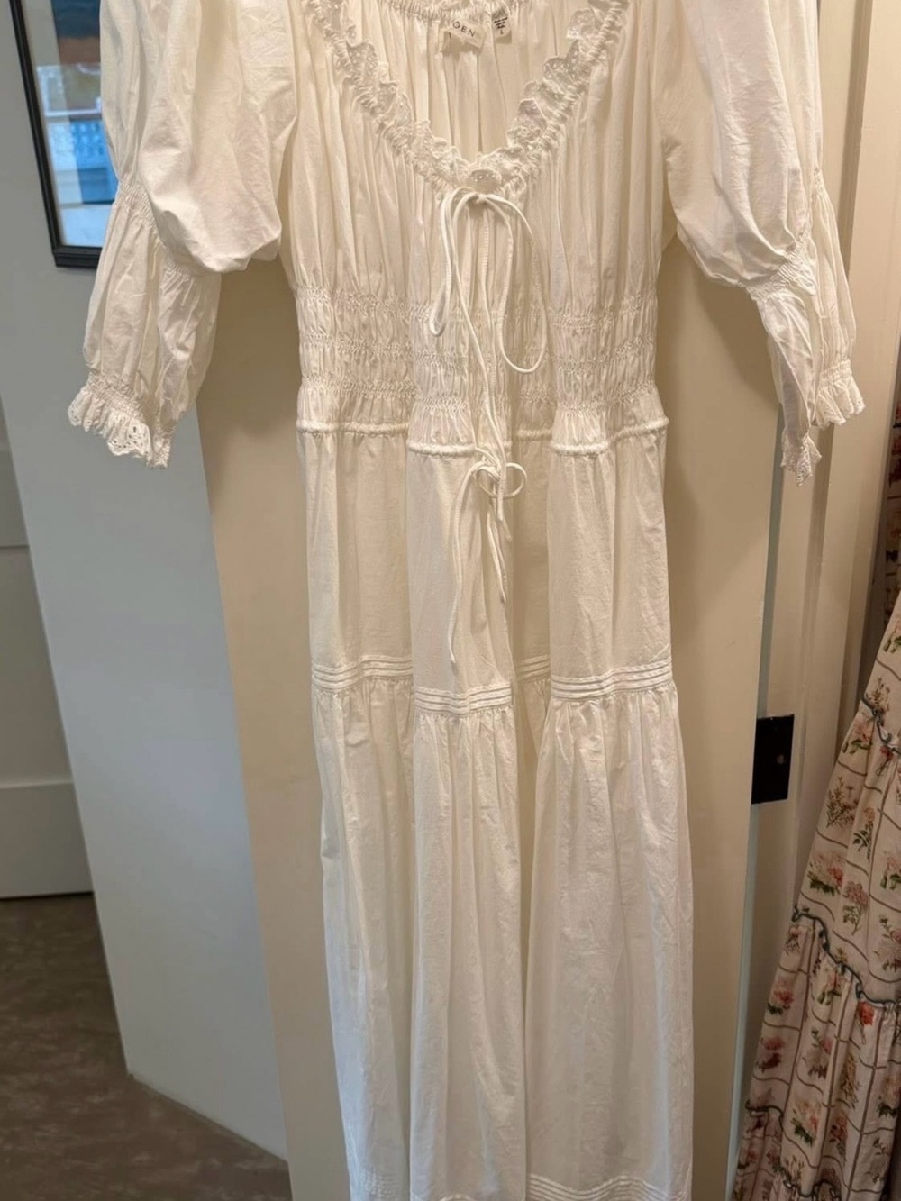 Doên White Bardot Dress (Ischia Dress)
